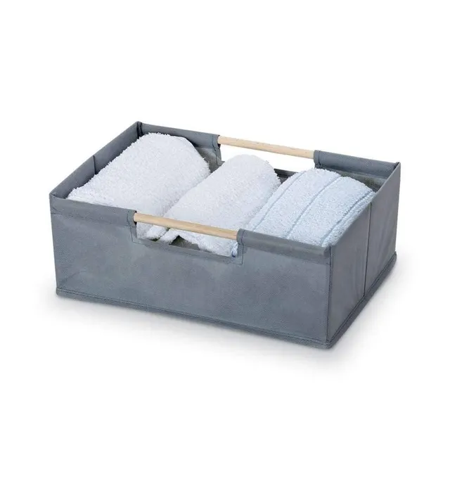 DOMO PAK Living 906010 Cesto 34x24x13 cm Legno