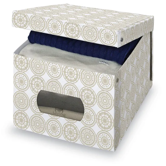 Domo Pak Living 916024 scatola guardaroba beige 42x50x31 cm